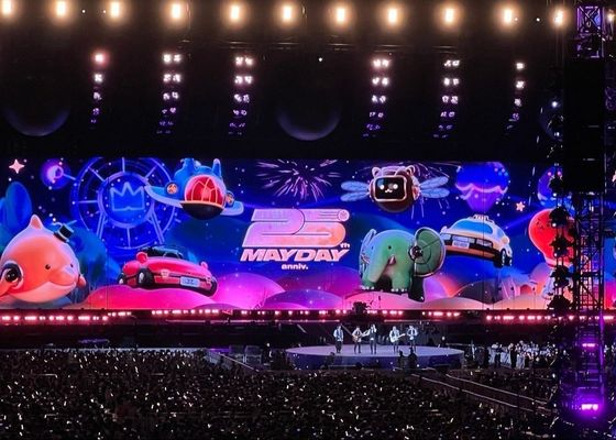 Buen precio P6 Display LED de gran tamaño a todo color Publicidad LED Tableros publicitarios de estadio pantalla LED En línea