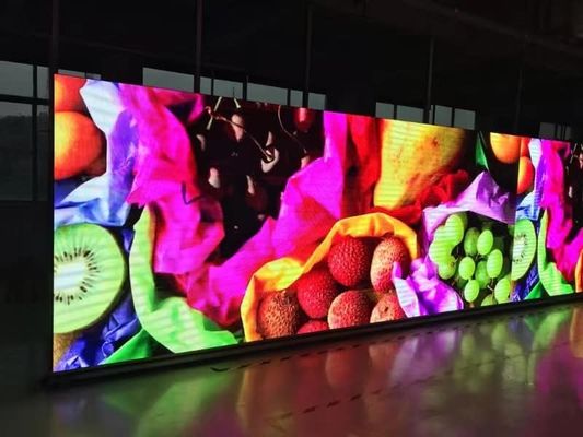 Buen precio P6 Gran pantalla LED de alquiler a todo color al aire libre 64 * 32 Resolución del módulo de matriz de puntos en línea