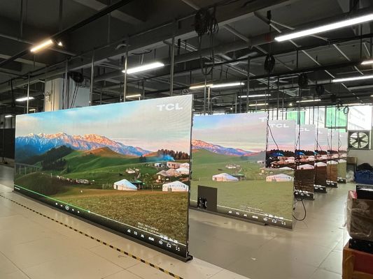 Pantalla LED de tamaño fijo con forma de LED Smd3535/2727, resolución del módulo 32*32, mantenimiento de servicio trasero