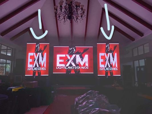 Buen precio Exterior Interior Cabinet de alquiler RGB LED Display de alta resolución P8 1/4 Modo de escaneo en línea