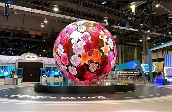 Centro comercial / eventos IP43 impermeable pantalla LED esfera con certificaciones de la FCC para sus necesidades de compras y eventos