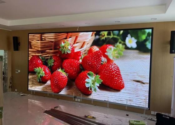 Display LED de aluminio fundido a presión en interiores a todo color Mejor ángulo de visión de 1m-10m 100 000 horas de vida