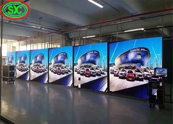 Buen precio P1.25 COB Alquiler Display LED a todo color de alta luminosidad interior de fundición a presión de aluminio/caja de hierro en línea