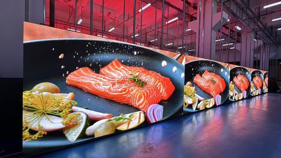 Display de alquiler LED de calidad profesional con un consumo medio de 438 Watt/m2