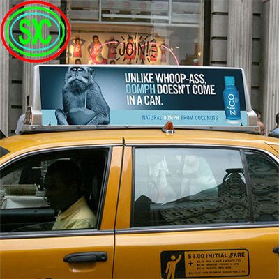 Modo de conducción Vehículo de control asíncrono Señalización LED para soluciones publicitarias exteriores