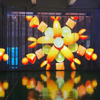 Experimente el futuro de la tecnología de pantalla con el método de conducción de la pantalla LED transparente y el peso del módulo 0.2KG / PC