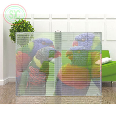 Modulo de pantalla LED transparente a la luz impermeable Peso 0.2KG/pc Impermeable IP43