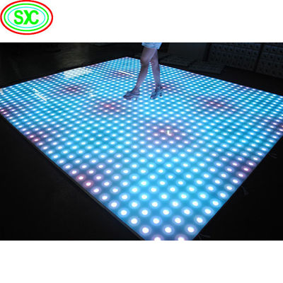 Pista de baile LED personalizable con color RGB y 000 horas de vida útil