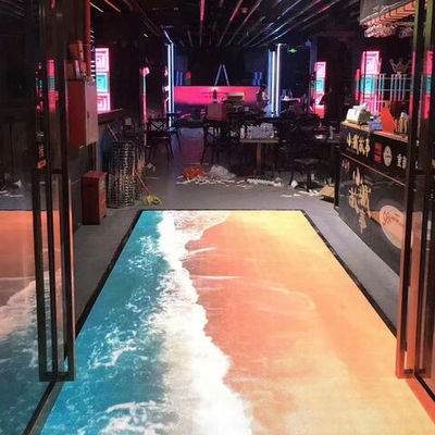 Piso de baile de luz brillante de alta resolución con sistema de control DMX512 y chip Epistar de alto brillo