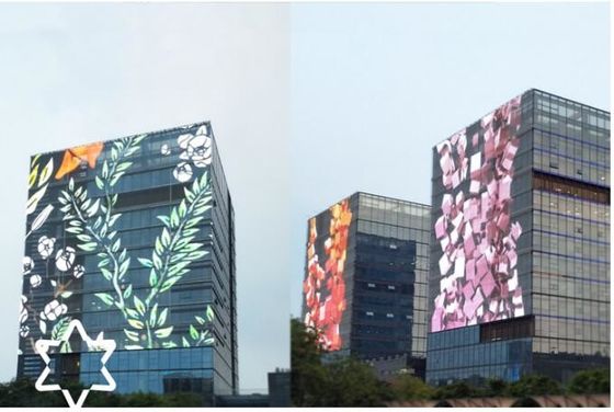 Pantalla digital transparente LED SMD2121 para y 0.2KG/PC Peso del módulo