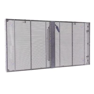Buen precio Material de gabinete de aluminio pantalla LED transparente IP43 a prueba de agua para necesidades de publicidad al aire libre en línea