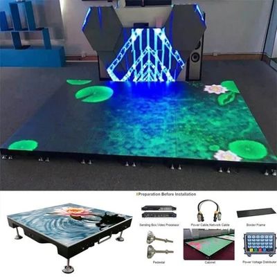 Tasa de refresco de 3840 Hz/s y control RGB 3 EN 1 para una pista de baile con luces brillantes