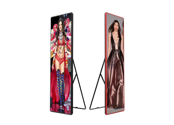 Buen precio Pantalla de póster LED de aluminio para gabinete con tamaño de pantalla de 680x2000mm y configuración de color 1R1G1B en línea