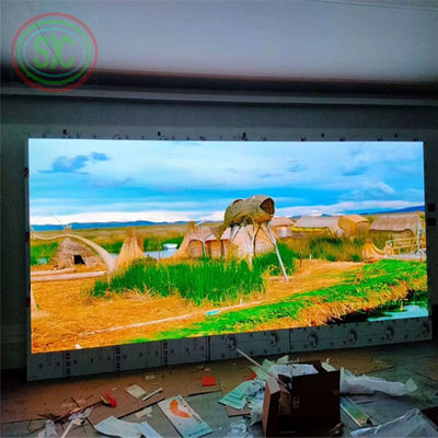 Buen precio Pantalla LED a color para interiores de tamaño de módulo de 320*160 mm, tamaño de gabinete de 640*640 mm para publicidad en interiores en línea