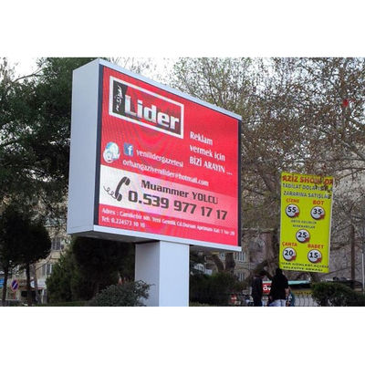 Buen precio Pantalla LED a color para exteriores a prueba de agua para publicidad en carretera, alto brillo, módulo LED SMD P8 en línea