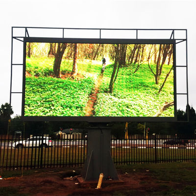 Buen precio El alto brillo P10 llevó los paneles de la cartelera de la exhibición que SMD impermeabilizan IP65 P10 al aire libre fijó la exhibición llevada para la carretera del lado del camino en línea