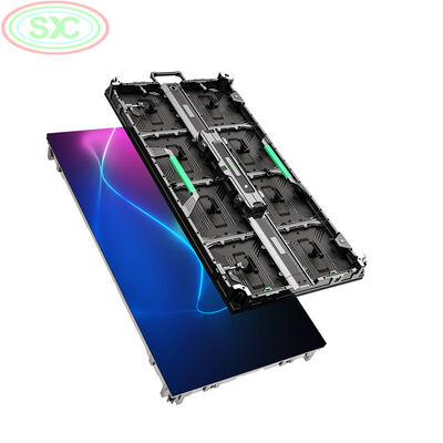 Buen precio Pantalla LED de alquiler, pared de video a todo color, paso de píxel P391, 391 mm, alto brillo, fácil instalación, adecuado para escenarios de eventos en línea
