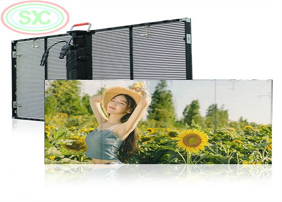 Buen precio Pantalla LED transparente ligera y delgada con brillo de 4500CD Ideal para publicidad y exhibición de edificios de vidrio modernos en línea