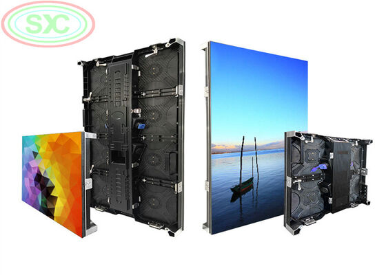 Buen precio Pantalla LED de alquiler con tamaño modular de 256 por 128 milímetros y resolución de 64 por 32 puntos que ofrece imágenes para empresas de publicidad en línea