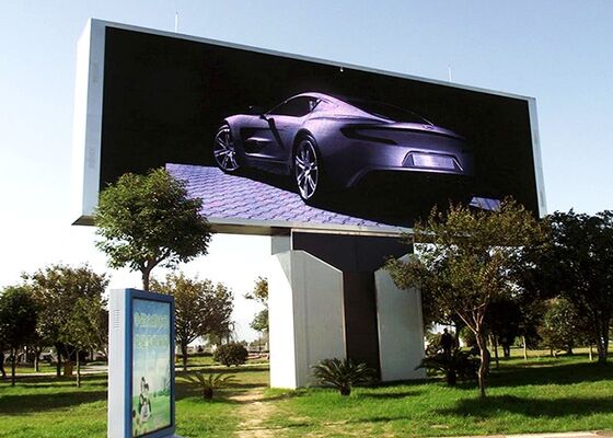Buen precio Pantalla de pared para publicidad callejera con marco fijo LED P6 grande impermeable en línea