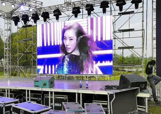 Buen precio P3.91 P4.81 Pantallas LED de alquiler al aire libre para conciertos de escenario 500x500 mm con una frecuencia de actualización de 3840 en línea