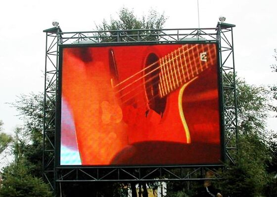 Buen precio pantalla led a todo color para exteriores, tipo gabinete abierto, impermeable, p6 en línea