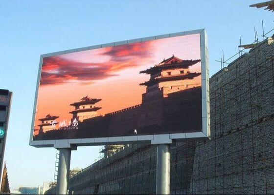 Buen precio Pantalla LED a todo color para exteriores p10 para publicidad con brillo ajustable de 8000 en línea