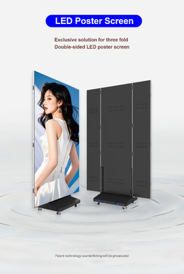 Buen precio Módulo de Resolución 160*80 Pantalla LED tipo póster con paso P2mm y chips LED SMD2121 ideal para marketing digital en interiores en línea