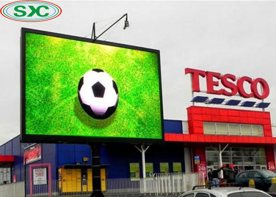 Buen precio Anti-colisión Deportes Fútbol P10 IP65 320x160 LED Tableros publicitarios en línea