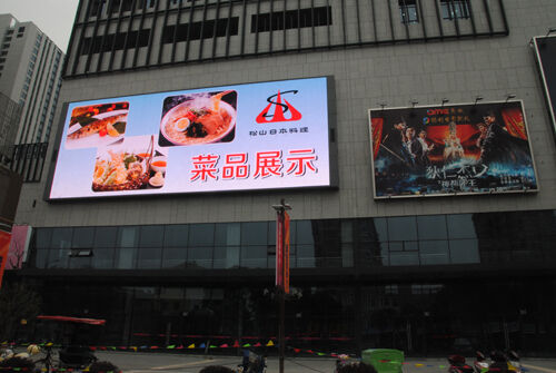 Pantalla LED de color completo para exteriores y publicidad P8 P10 P5 P6 Pantalla LED de instalación fija exterior con frecuencia de actualización de 3840hz