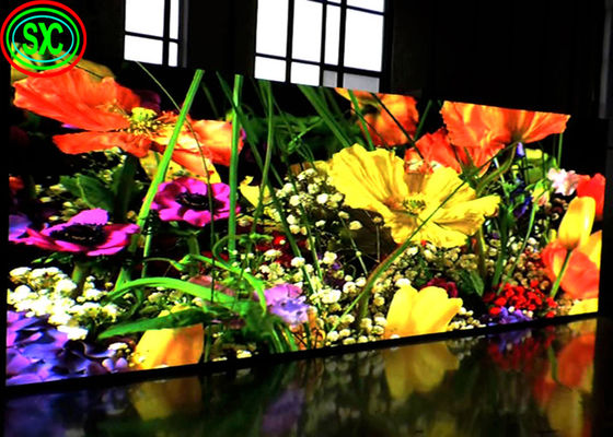 Buen precio alquiler video de la pared del efecto 3D, solo microprocesador a todo color interior de la pantalla LED P4.81 Rgb en línea