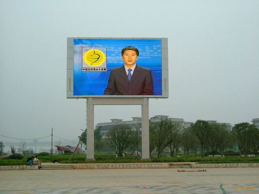 Buen precio Pantalla LED curva a todo color para exteriores Nationstar P6 de alta luminosidad 7500cd para instalación fija de publicidad LED En línea