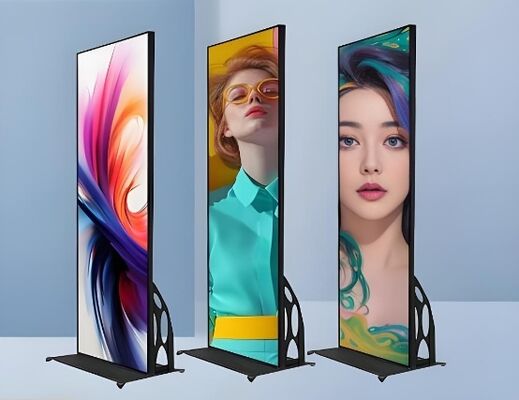 Buen precio Tamaño de pantalla 680x2000mm, póster digital interior que incluye chips LED SMD2121 para una comunicación visual interior eficaz En línea