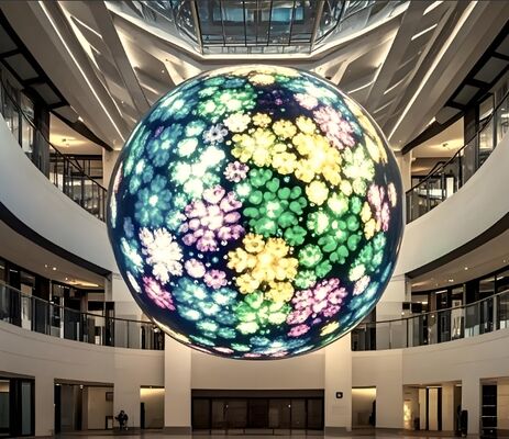 Buen precio Pantalla LED de esfera certificada UL que utiliza el chip LED Epistar y las funciones de visualización de imágenes de texto de video que ofrecen experiencias visuales En línea