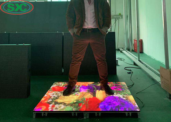 Buen precio Densidad interactiva del pixel del piso LED Dance Floor P8.928 12580m m 1/7 corriente constante de la exploración en línea