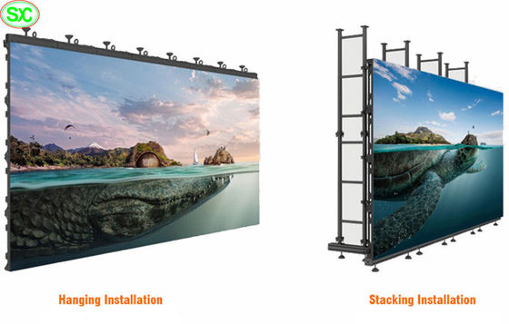 Buen precio Pantalla LED de alta resolución flexible interior de P4.8mm, pared negra SMD2727 del LED en línea