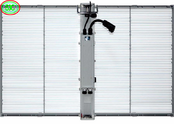 P3.9-7.8mm Pantalla LED transparente en interiores con pantalla SMD a todo color