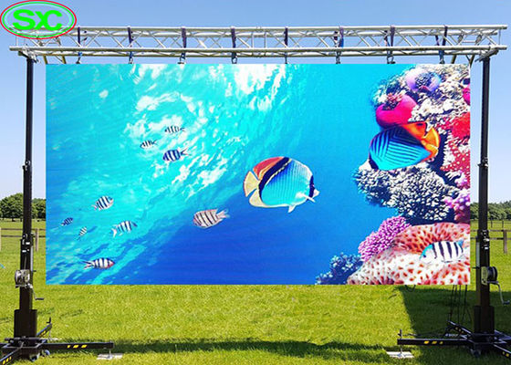 El alquiler al aire libre P5 llevó las pantallas de visualización para el concierto efectúa el fondo grande con el gabinete de aluminio de fundición a presión a troquel