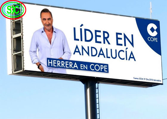 Buen precio AC90-260V 50-60HZ Tabla de visualización LED de color completo Alto brillo 6000 Nits pantalla de visualización LED de publicidad al aire libre en línea
