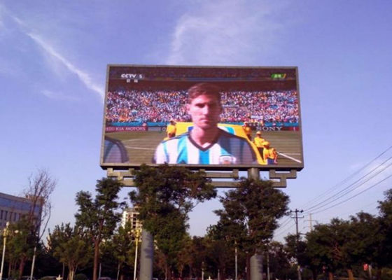 Buen precio HD P8 exterior impermeable pantalla LED a todo color para el campo de fútbol pantalla fija en línea