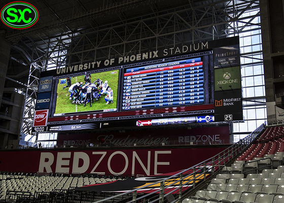 Buen precio el alto estadio grande del brillo p10 llevó la exhibición para difundir los deportes video en línea