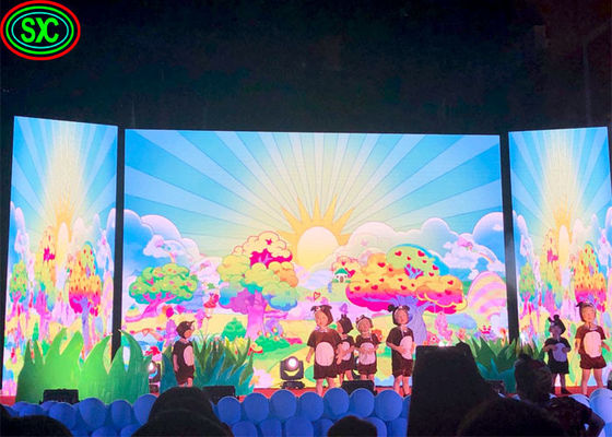 Buen precio Pantalla LED de escenario de alta resolución 500*500 Panel de video P3.91 de color completo Indoor indoor full color led display en línea