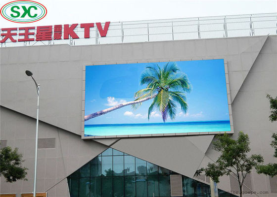 Buen precio Tablero de publicidad llevado P6 al aire libre, gabinete llevado de la exhibición 960x960m m del alto brillo en línea