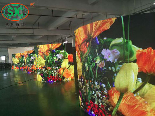 Buen precio Las pantallas de la etapa LED suben a la frecuencia de actualización del alquiler P4.81 HD 3840hz de la exhibición del alto brillo, gabinete de 500x500m m para los acontecimientos de la etapa en línea