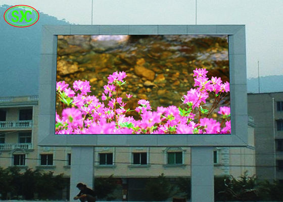 Buen precio cartelera video llevada grande al aire libre p4 de los 6m*9m de la electrónica Co., Ltd de SCXK en línea
