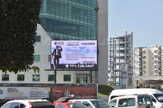 Buen precio P10 Exterior Full Color LED Rental Screen SMD2121 lámparas LED de 16 bits Niveles de escala gris en línea