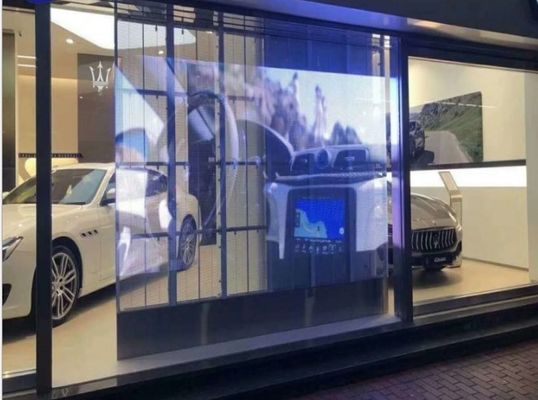 Buen precio Panel LED transparente con chip de obleas de alta visibilidad en línea
