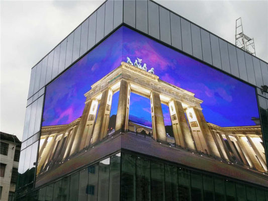 Buen precio P10 al aire libre llevó la exhibición grande colgante a todo color del smd video LED de la pared de la pantalla para la plaza grande en línea