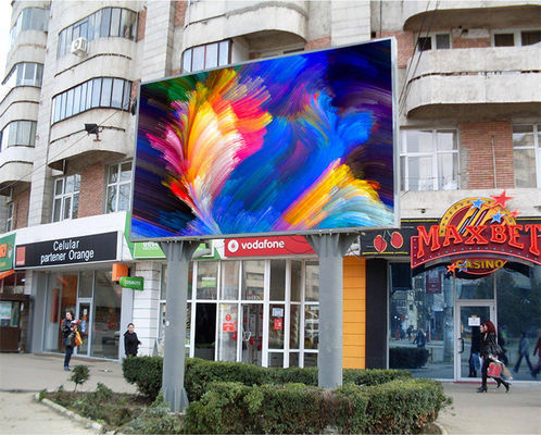 P10 Revestimiento de aluminio de fundición a presión de color completo para publicidad exterior LED