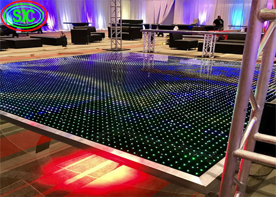 Buen precio SMD3535 Panel de piso de baile LED de color completo de interior 4.81mm Pixel IP65 a prueba de agua en línea